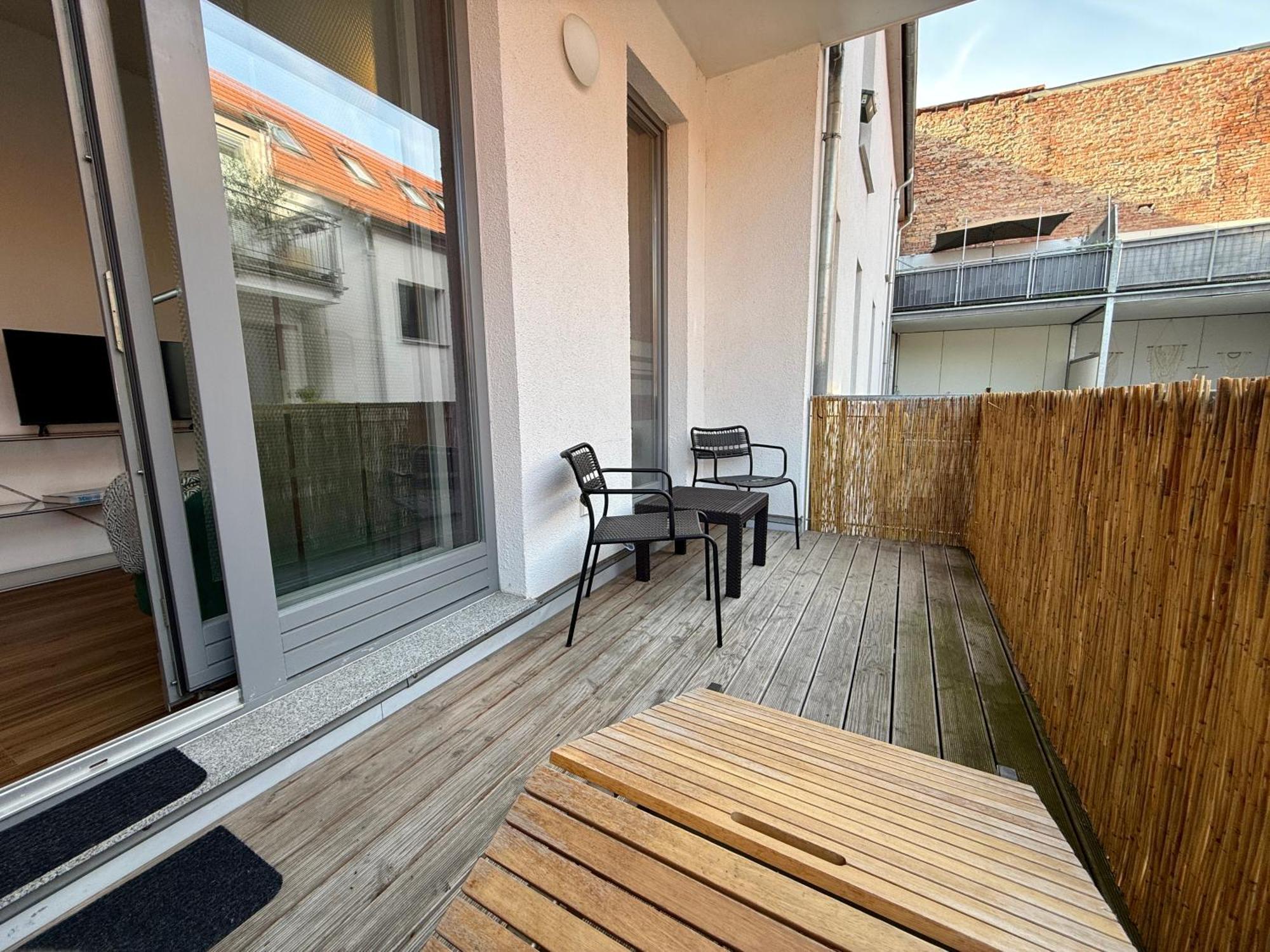 Balkon, Zentral, Modern, Erfurt City Dış mekan fotoğraf